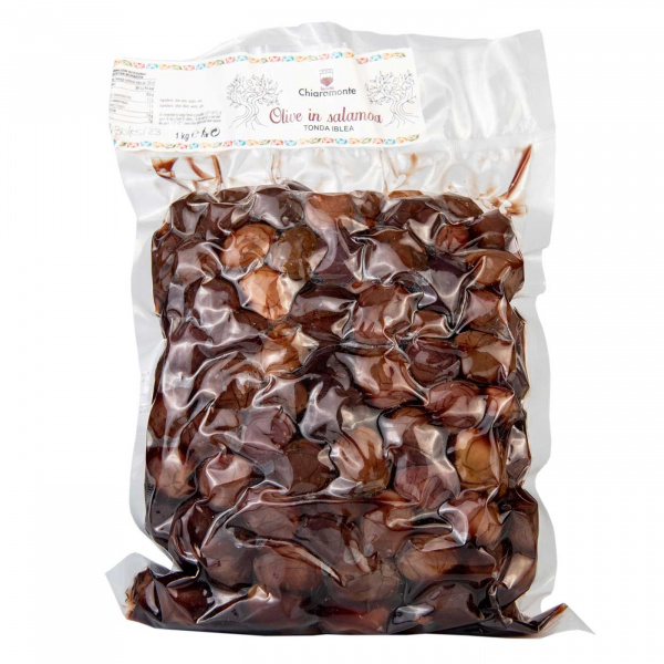 Olive in Salamoia Tonda Iblea 1kg - Tenuta Chiaramonte