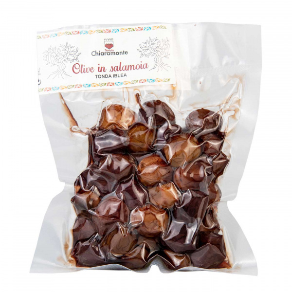Olive in Salamoia Tonda Iblea 200gr - Tenuta Chiaramonte