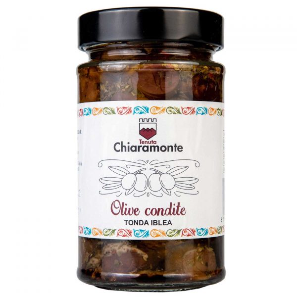 olive tonde iblea condite tenuta chiaramonte