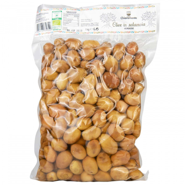 Olive in Salamoia Verdese 1kg - Tenuta Chiaramonte